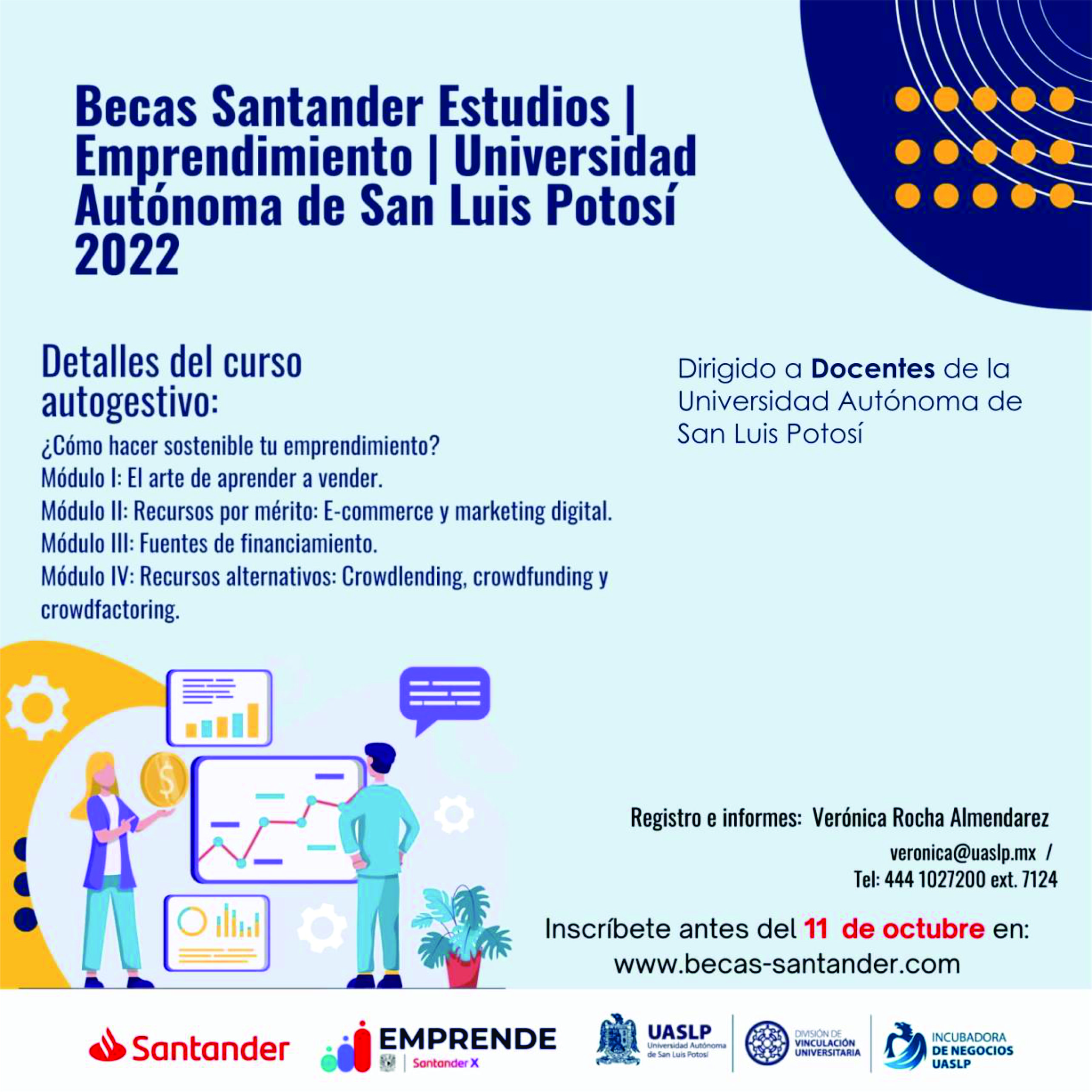 BECA SANTANDER ESTUDIOS "Emprendimiento" UASLP